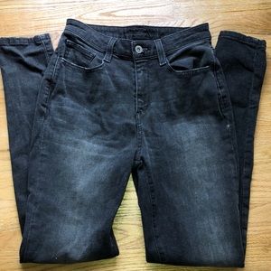 Straight leg black jeans
